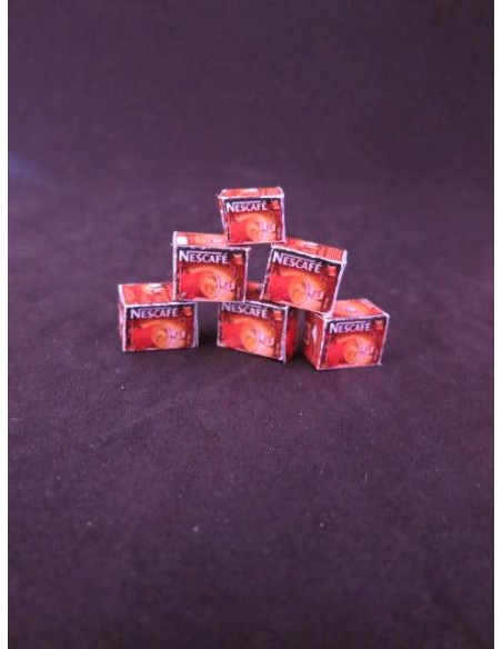Caja vacia de nescafe