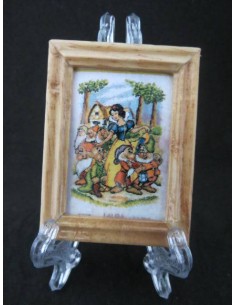 Cuadro infantil de blancanieves