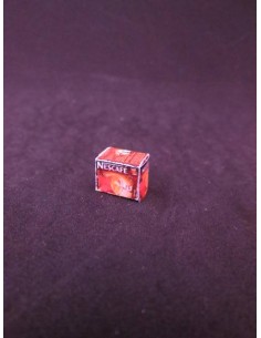 Caja vacia de nescafe en miniatura UNIDAD