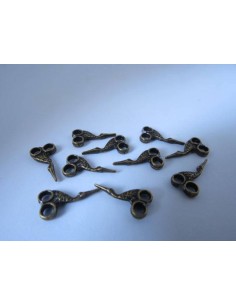 Tijeras color oro viejo, precio por unidad 2