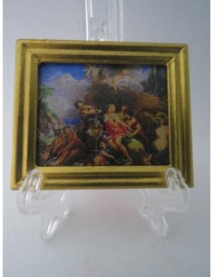 Cuadro en miniatura el rapto de Europa (François Boucher)