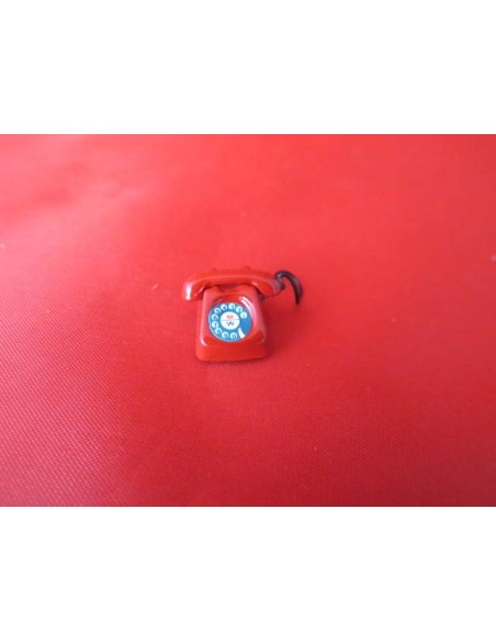 Teléfono en miniatura de color rojo Teléfono en miniatura de color rojo