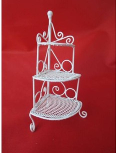 Estanteria metaliica de rinconera