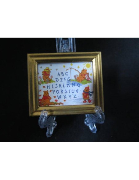 Cuadro abecedario de winnie de pooh