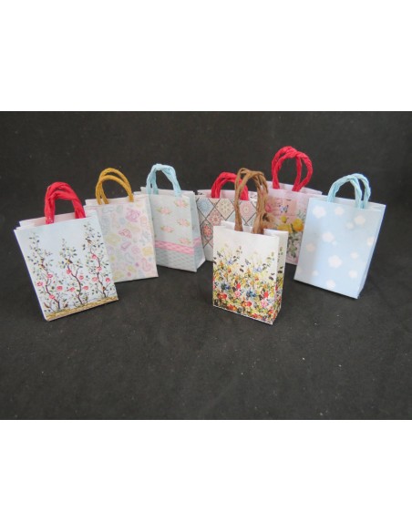 Bolsa de papel en miniatura
