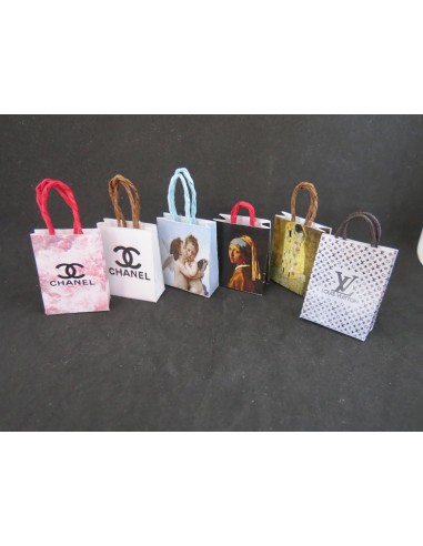Bolsa de papel en miniatura