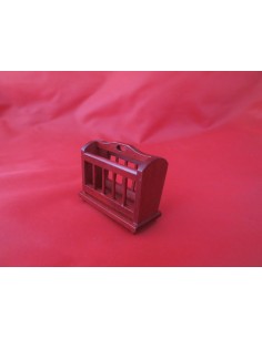 Revistero color caoba