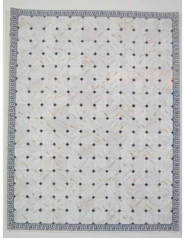 papel mármol con rombo negro