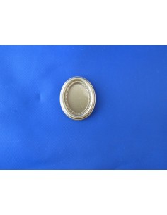 Mini marco dorado oval