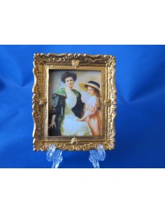 Cuadro dama con niña