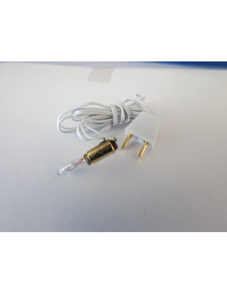 Bombilla, casquillo y enchufe UNIDAD