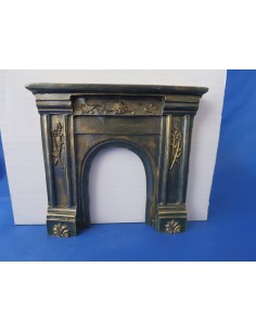 Chimenea, imitación bronce 2