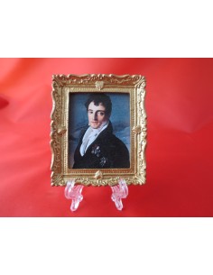 Cuadro de caballero victoriano