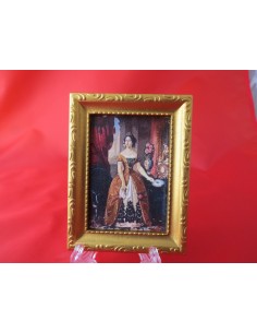 Cuadro dama en el salón