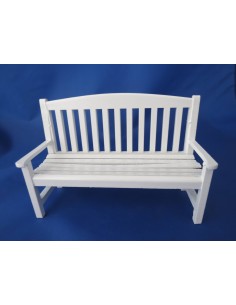 Banco de jardin blanco (tara)
