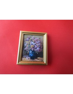 Cuadro de jarrón con flores 3
