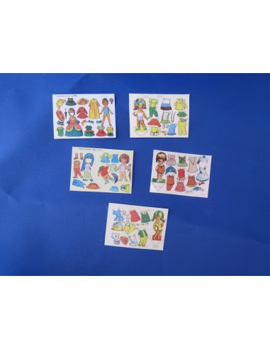 Mini recortables, 3 unidades