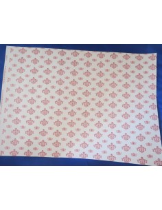 Papel dibujo en burdeos