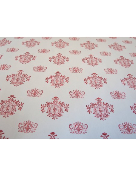 Papel dibujo en burdeos