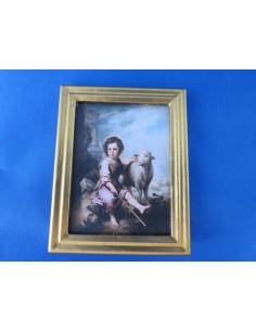 Cuadro "el buen pastor de murillo