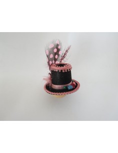 Sombrero negro copa alta