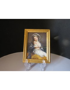Cuadro señora con niño