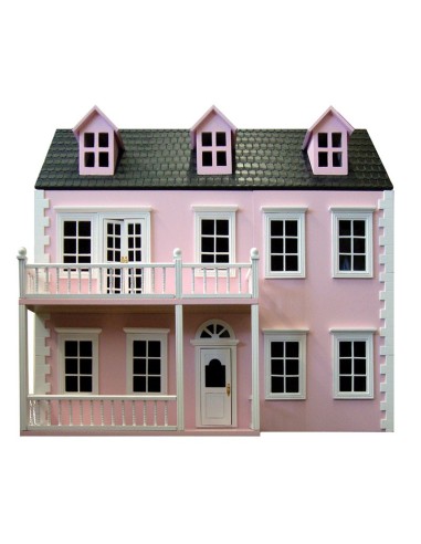 Casa de muñecas Glenside Rosa PRE-MONTADA