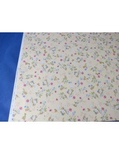 papel  de flores mini sobre fondo amarillo