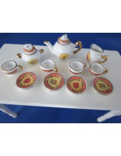 Juego de cafe calco navidad