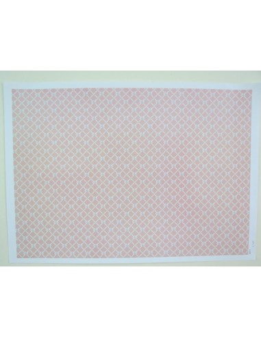Papel con fondo rosas con lazos 42x30 cm