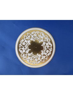 Plafón para techo decorado con dorado