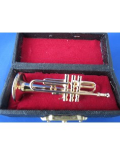 Trompeta metal dorado 2
