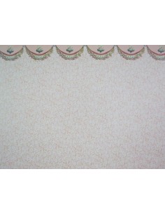 Papel victoriano rosa con...