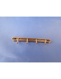 Percha de metal con 5 ganchos en 2 colores a escoger