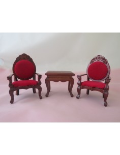 Set de 2 sillones y mesa 2
