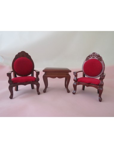 Set de 2 sillones y mesa