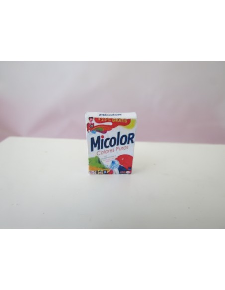Caja de detergente en miniatura "micolor"