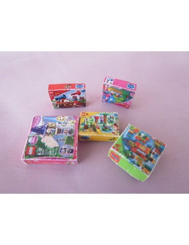 Caja de "lego" vacias en miniatura