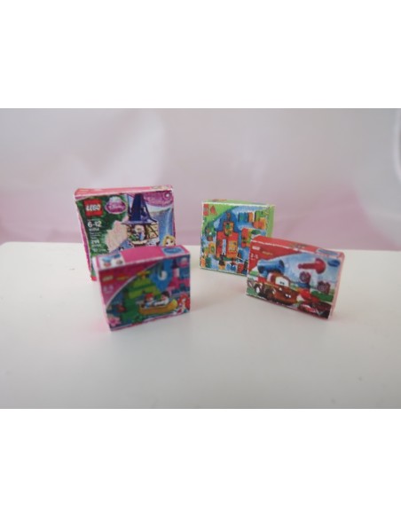 Caja de "lego" vacias en miniatura