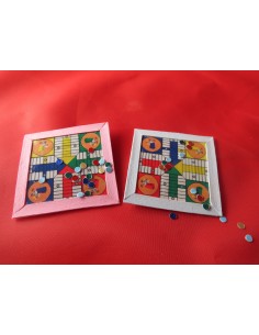 Parchis en rosa o celeste