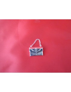 Bolso color plata