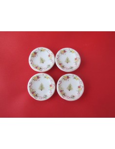 Platos decorados navidad