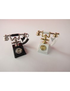 Teléfono en miniatura antiguo 