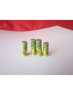 Caja de patatas pringles en miniatura 2