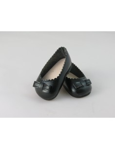 Merceditas negras con lazo