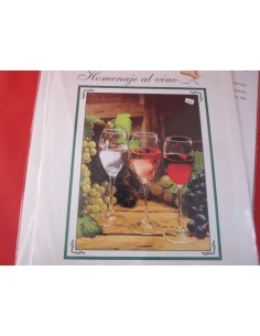 Esquema punto de cruz, tamaño real