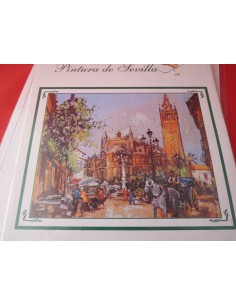 Esquema punto de cruz, tamaño real