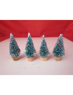 Mini arbol de navidad con bolitas colores. UNIDAD 2