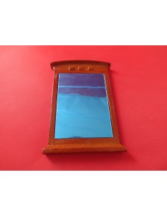 Espejo de pared en color nogal