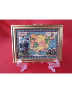 Cuadro mapa de España 